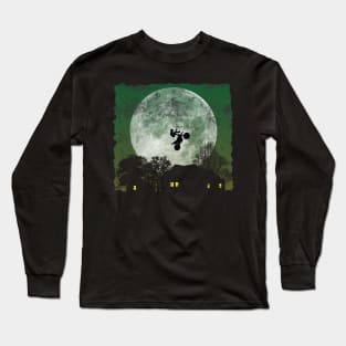 Motocross Freestyle - Green Night Long Sleeve T-Shirt